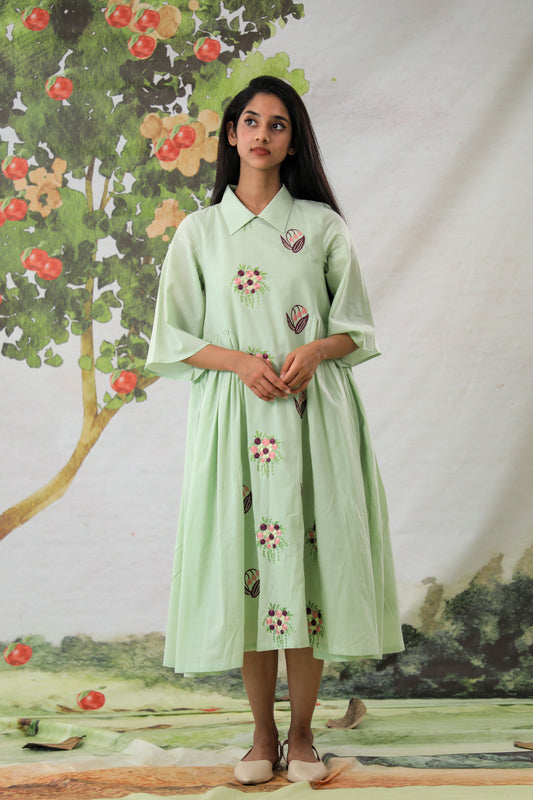 Frosted Gala Shirt Dress