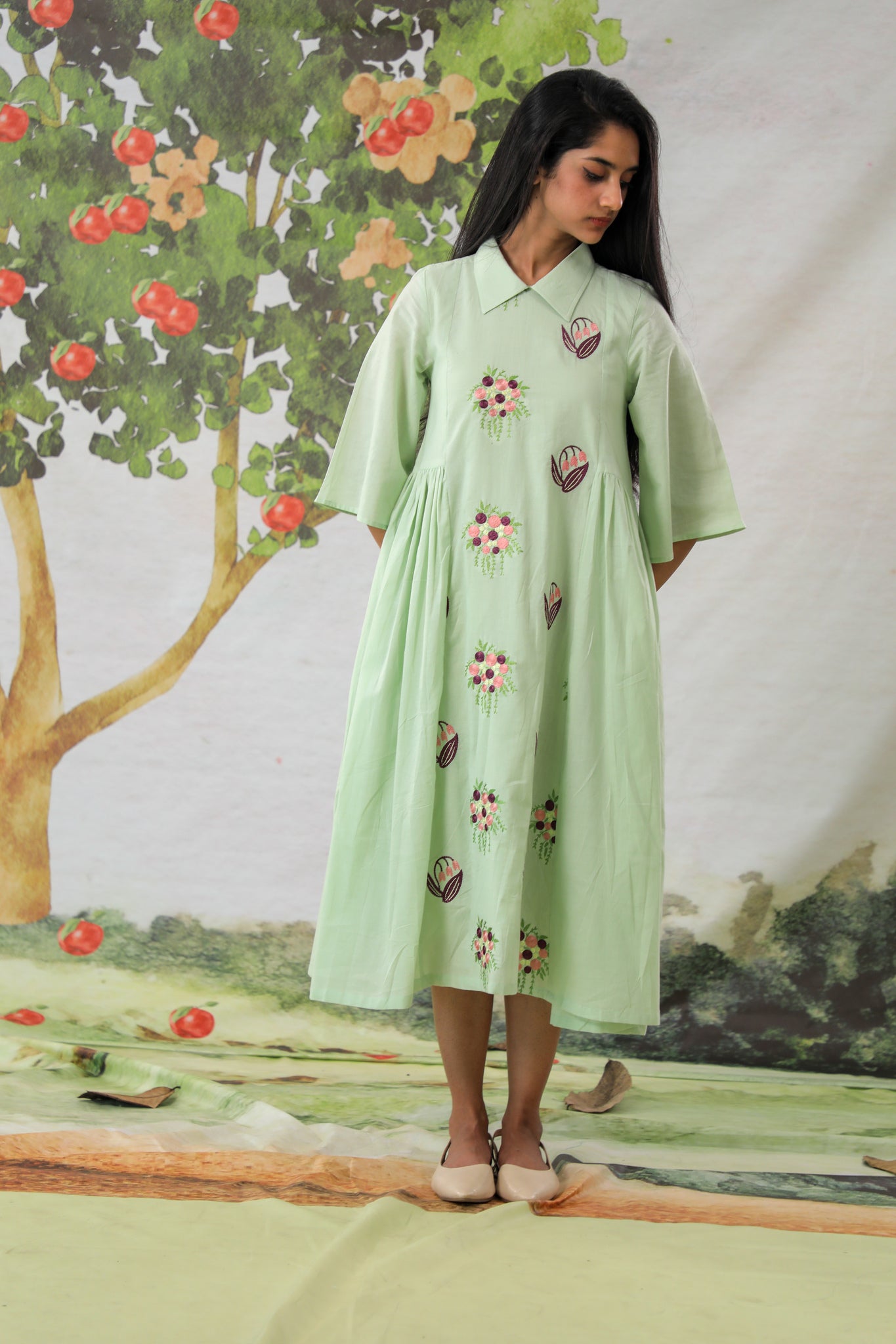 Frosted Gala Shirt Dress