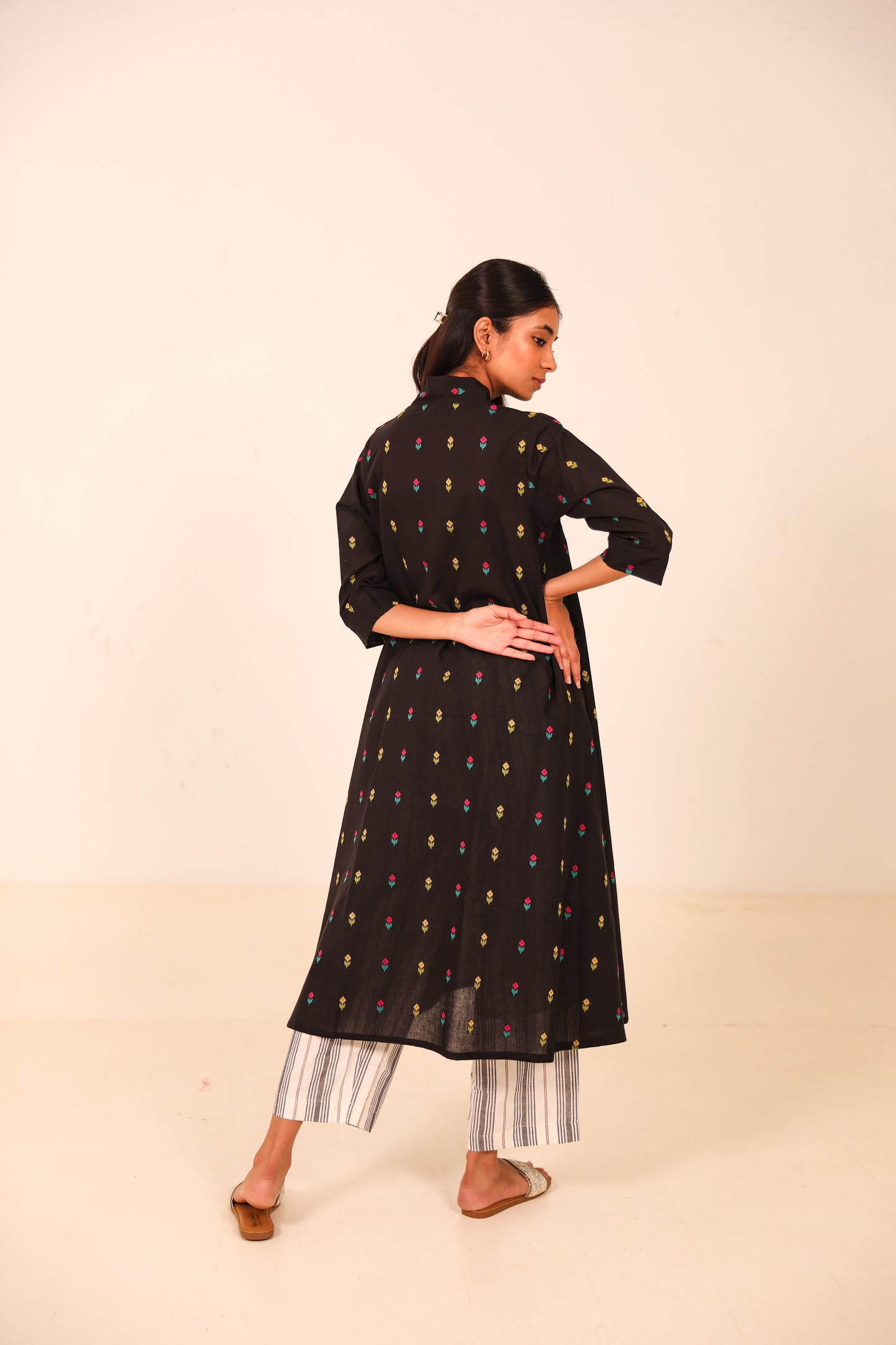 Night Flowers Kurta Set