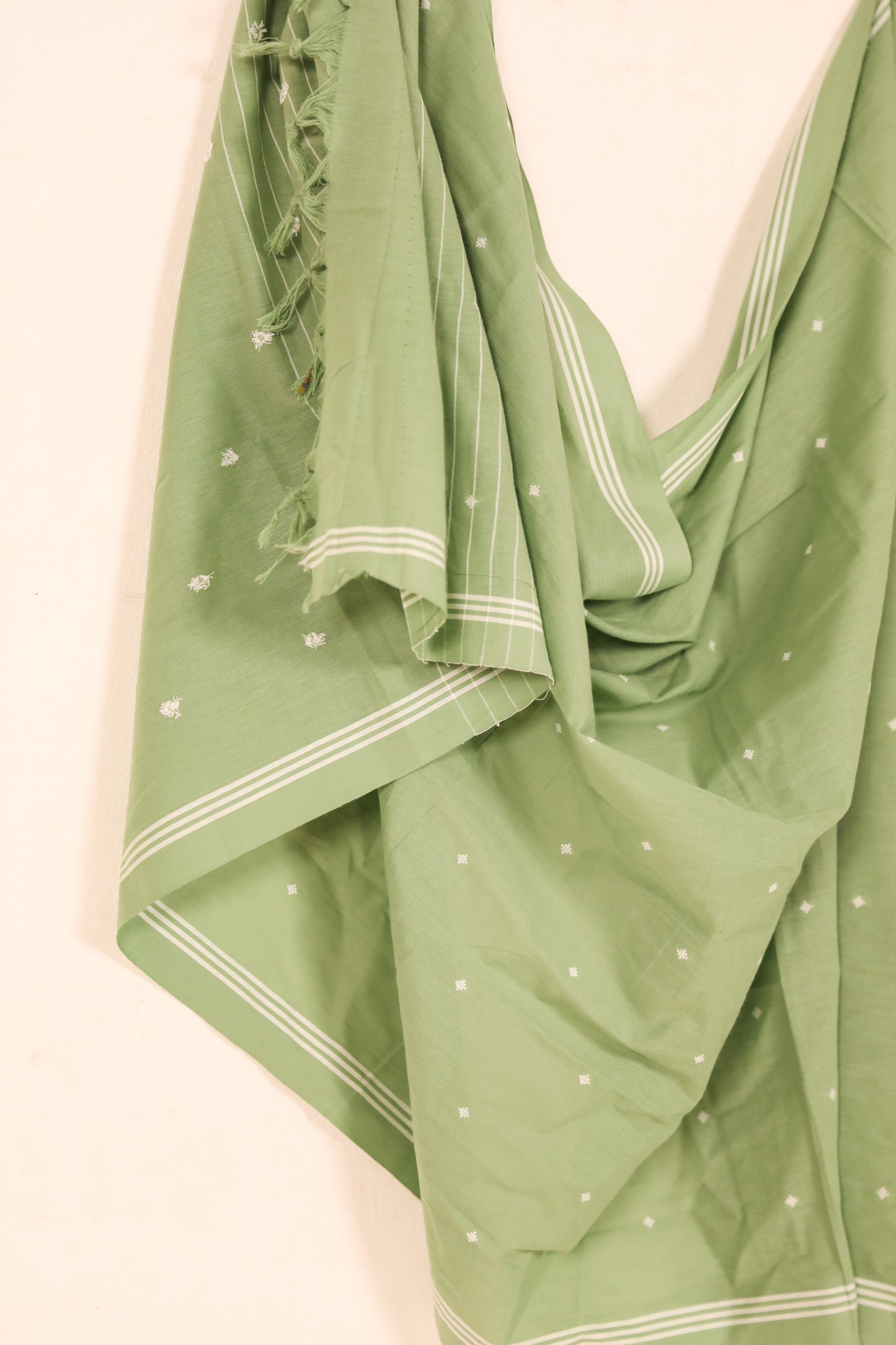 Soft Olive Cotton Dupatta