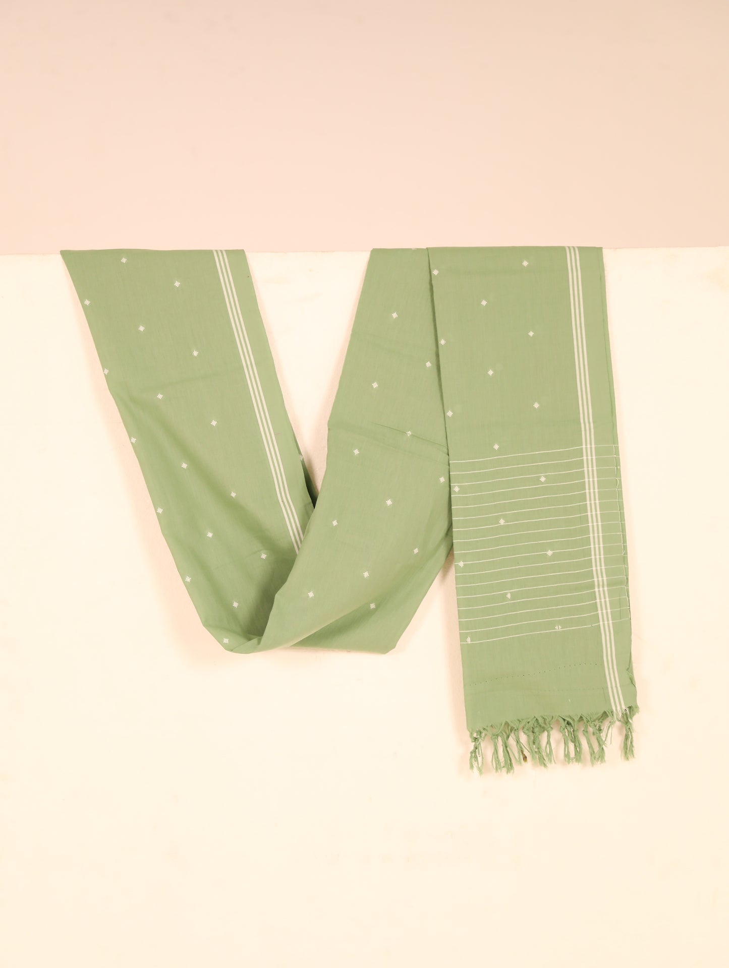 Soft Olive Cotton Dupatta