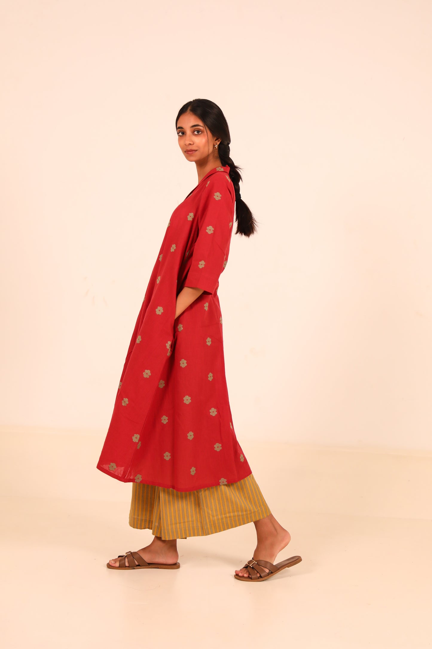 Goji Berry Kurta Set