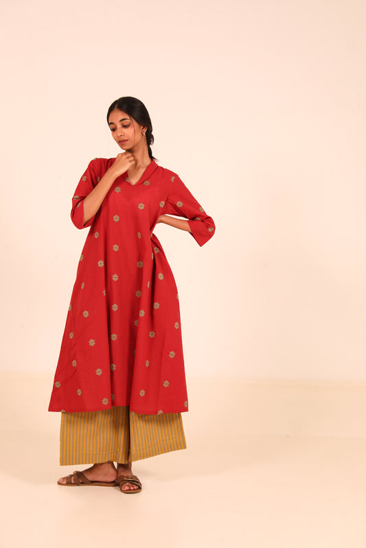 Goji Berry Kurta Set