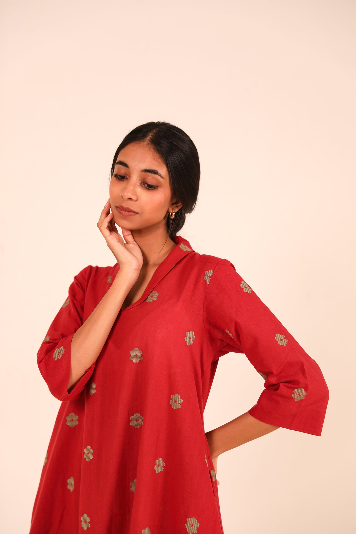 Goji Berry Kurta Set
