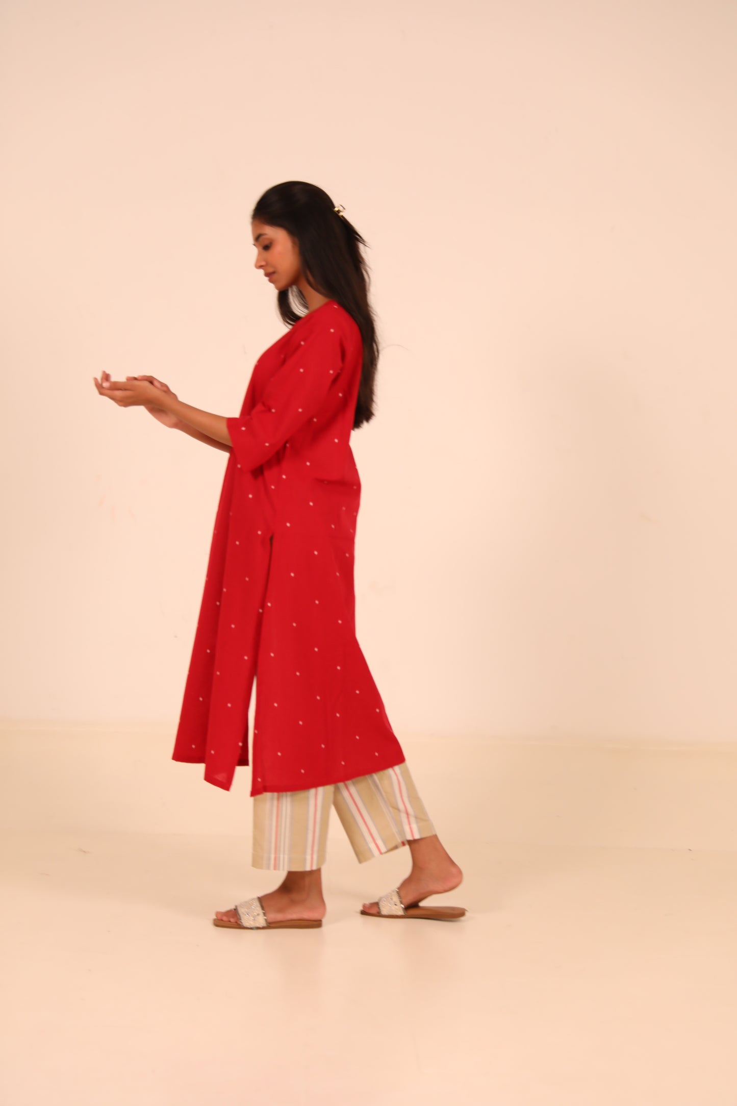 Chilli Oil Kurta Set