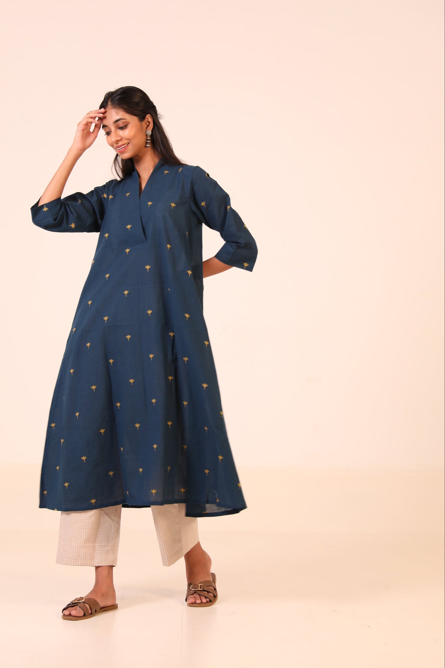Beetle Wing Kurta Set