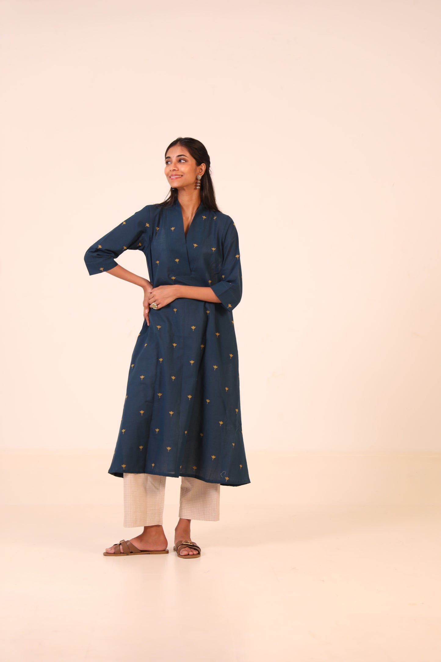 Beetle Wing Kurta Set