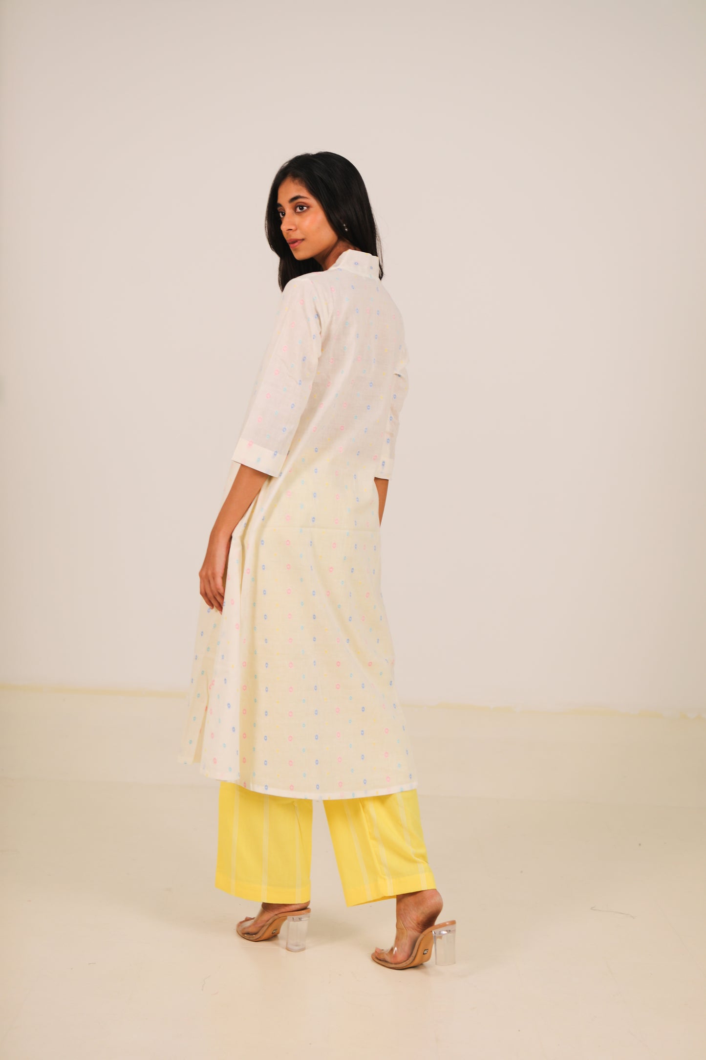 Parrot Tulip Kurta Set