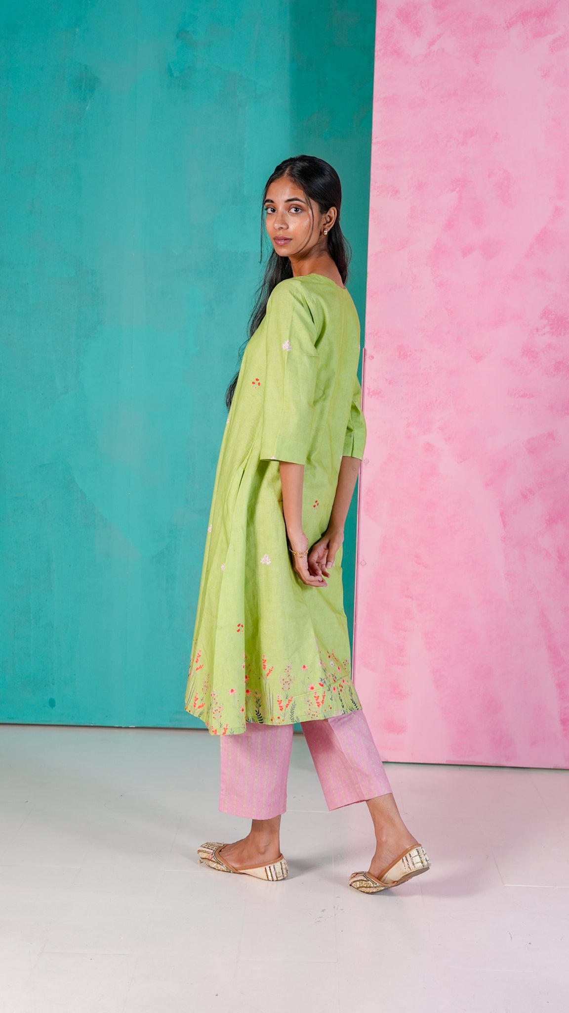 Parrot Kurta Set