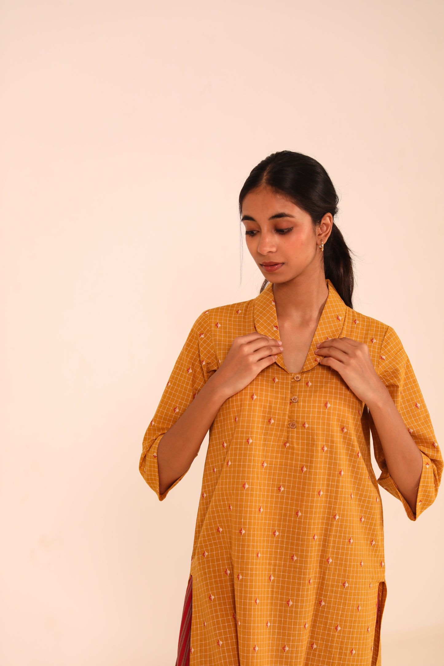 Misted Marigold Kurta Set