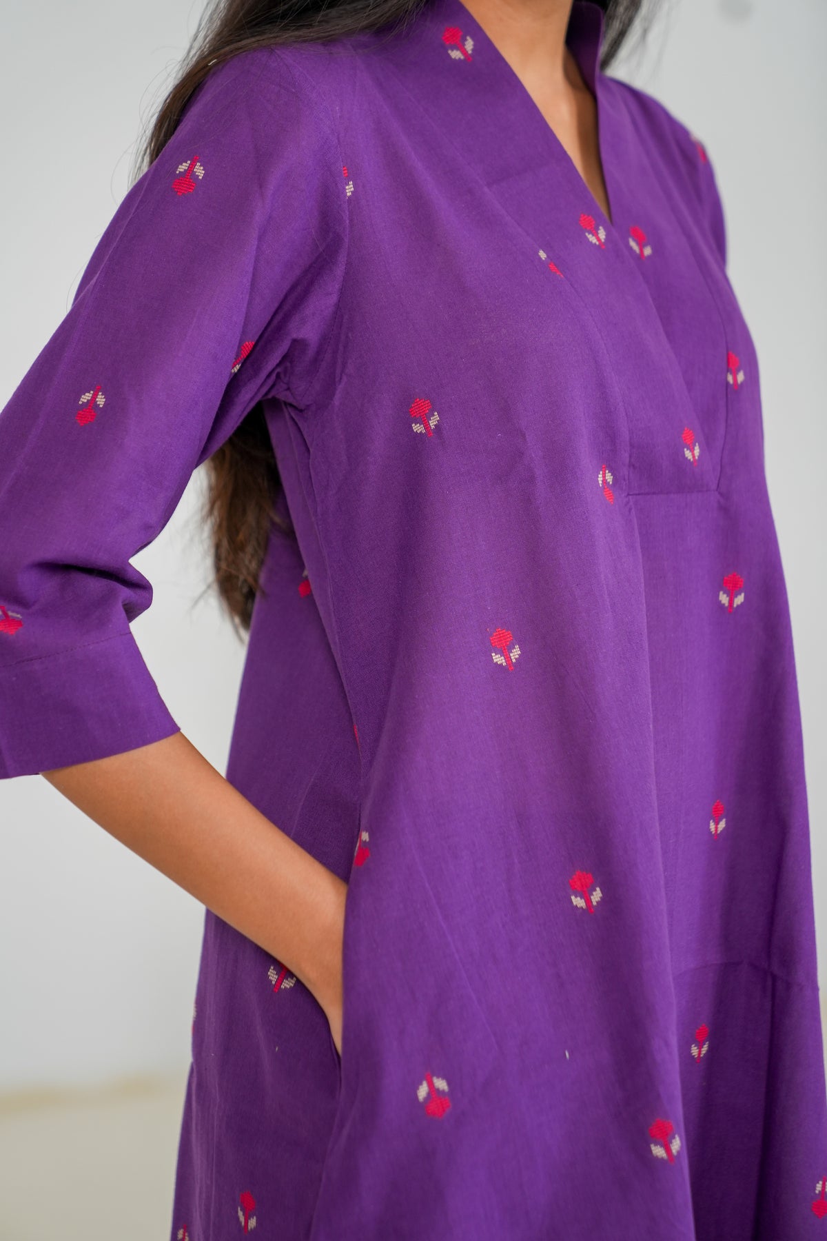 Purple Yam Kurta Set