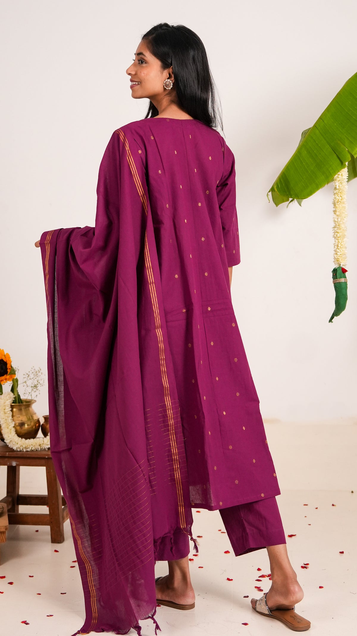 Gulmohar Dupatta Set