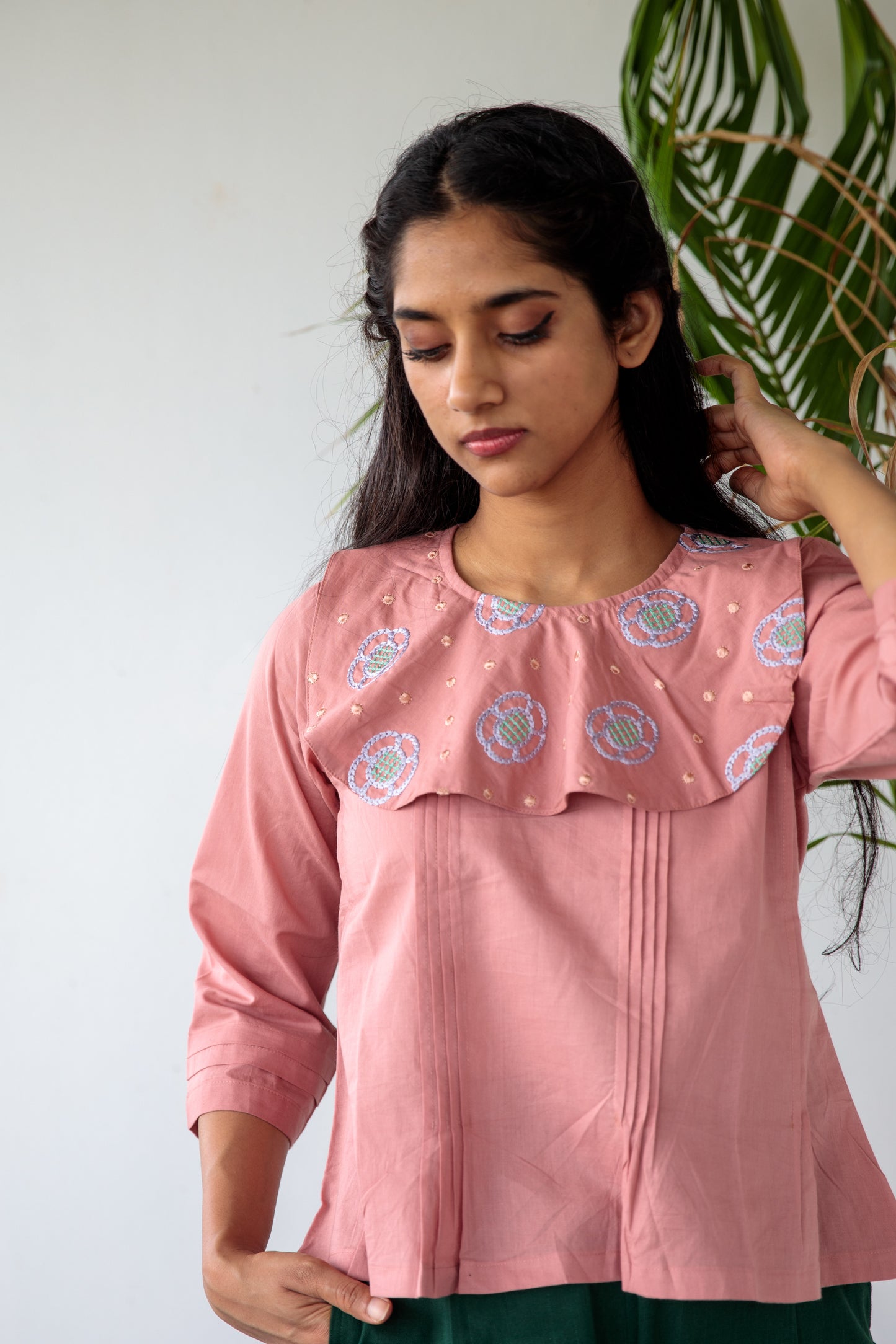 Coffee Rose Blouse