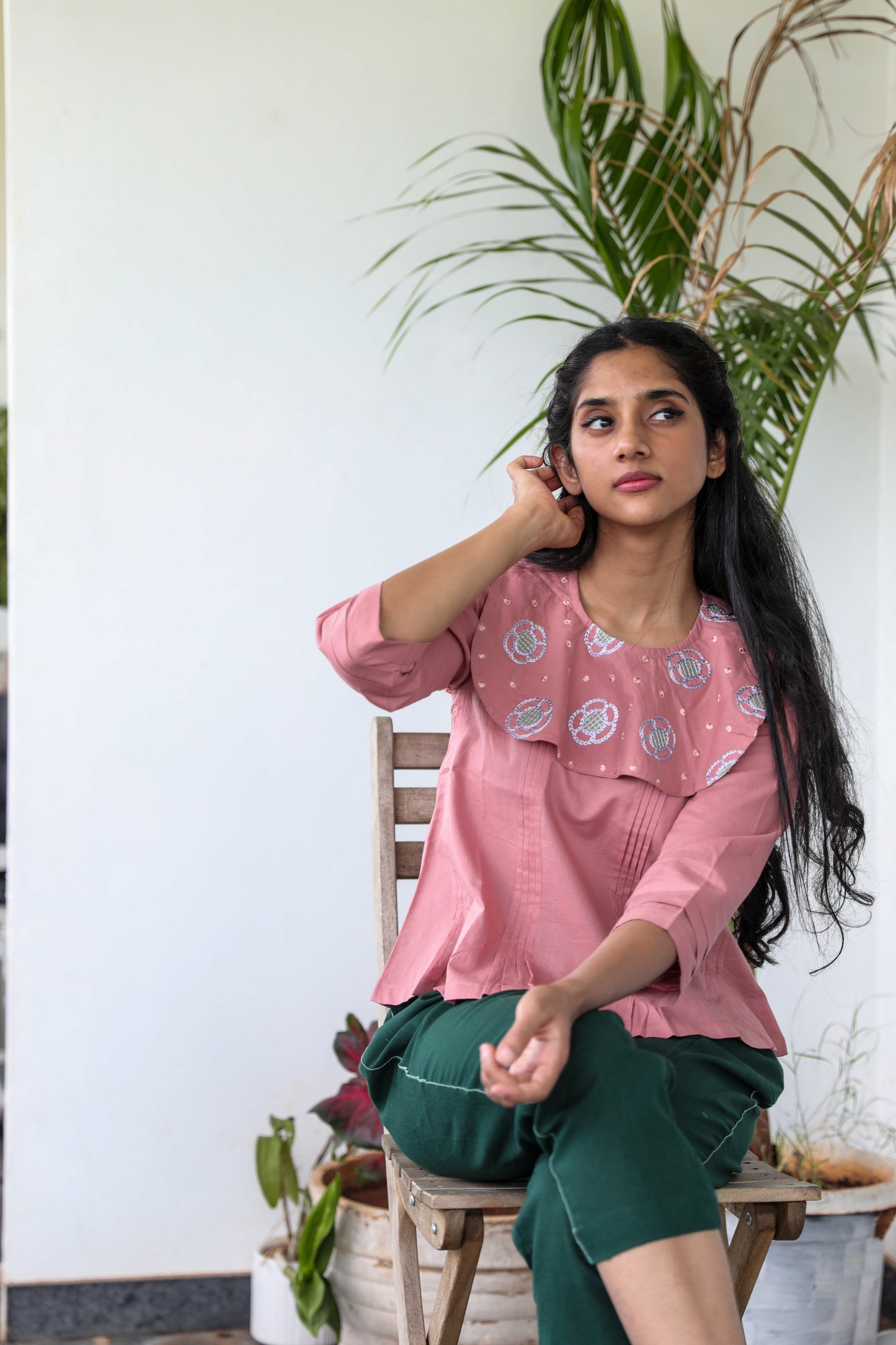Coffee Rose Blouse