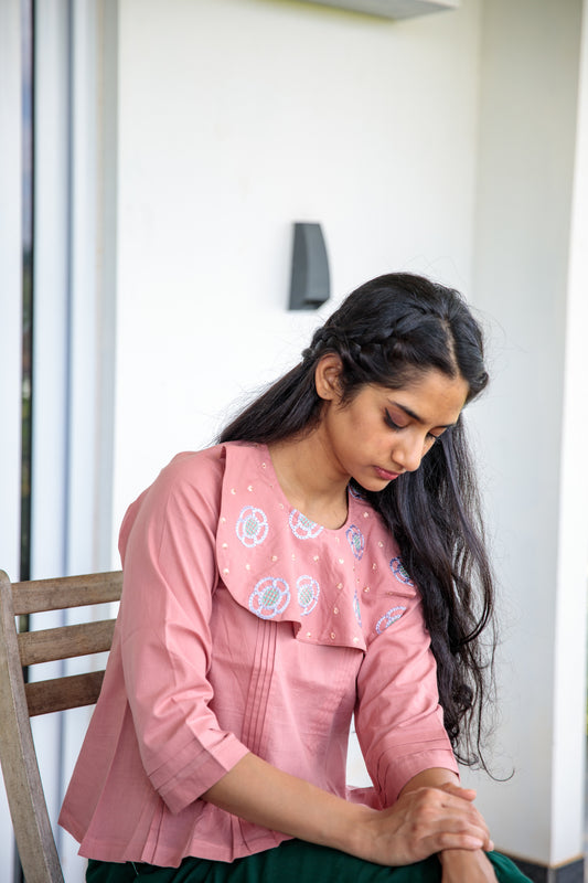 Coffee Rose Blouse