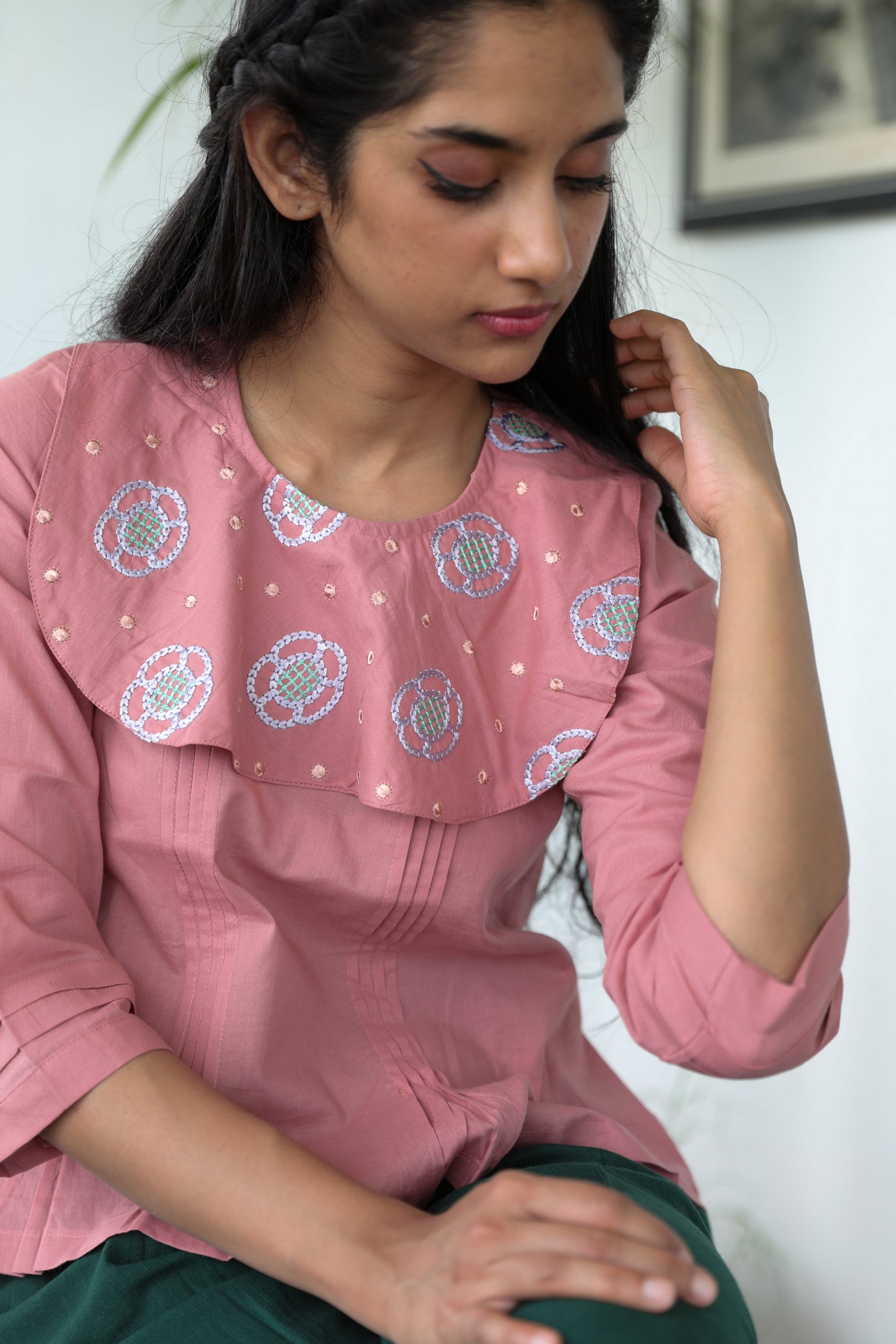 Coffee Rose Blouse