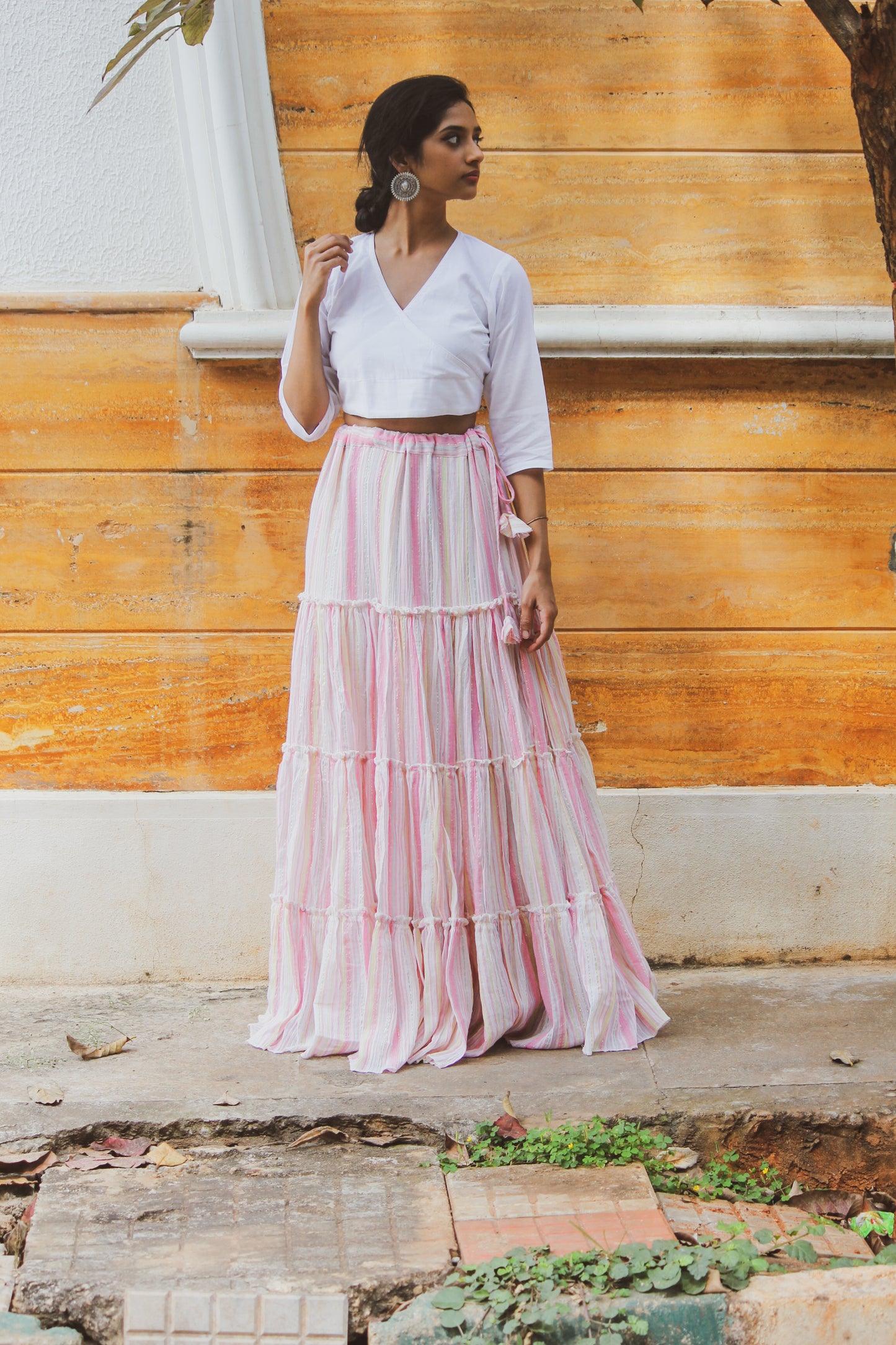 A Walk in a Park Set ( SKIRT + TOP )