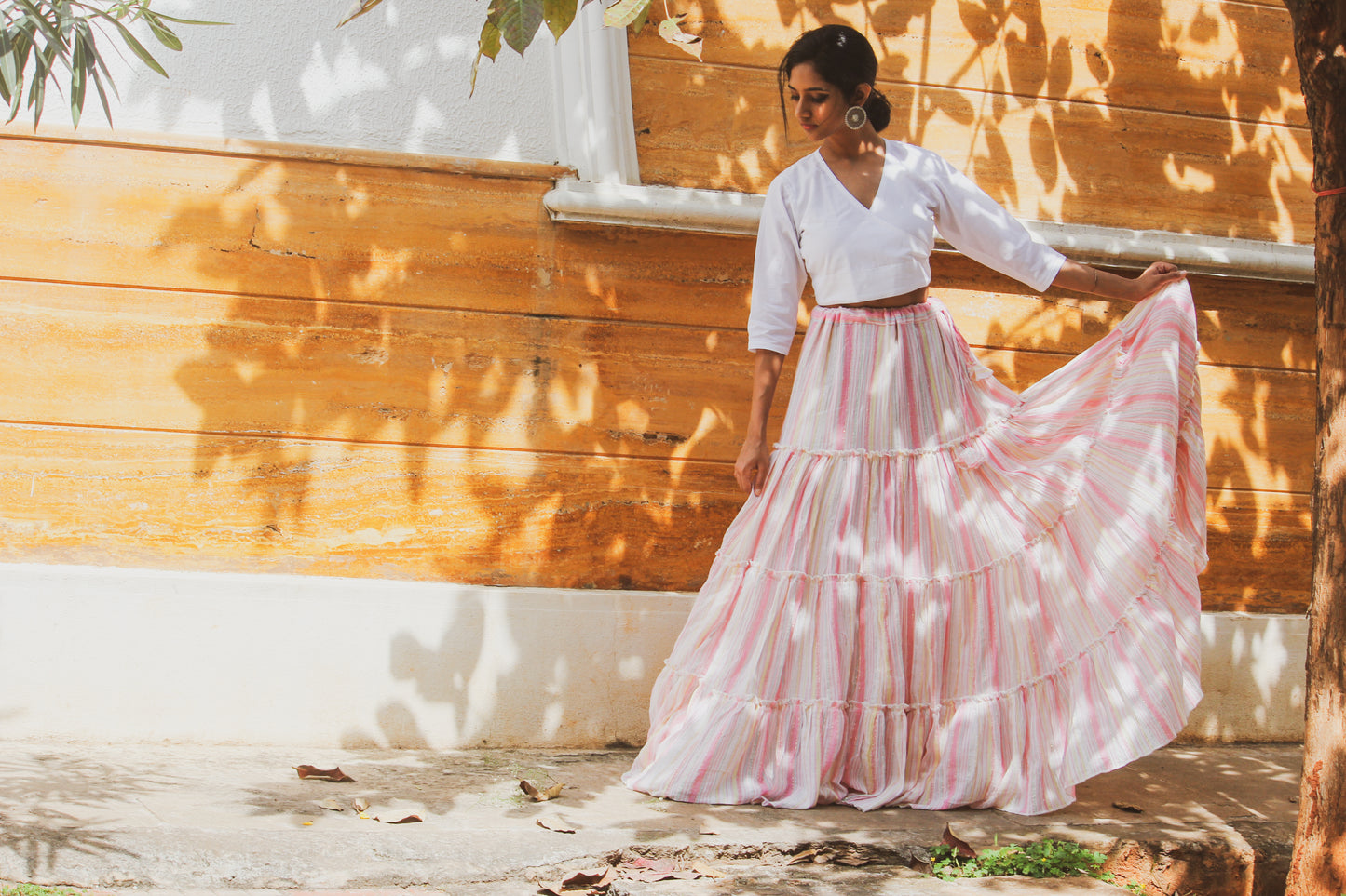 A Walk in a Park Set ( SKIRT + TOP )