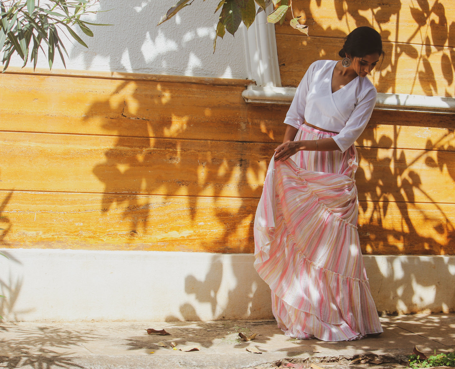 A Walk in a Park Set ( SKIRT + TOP )
