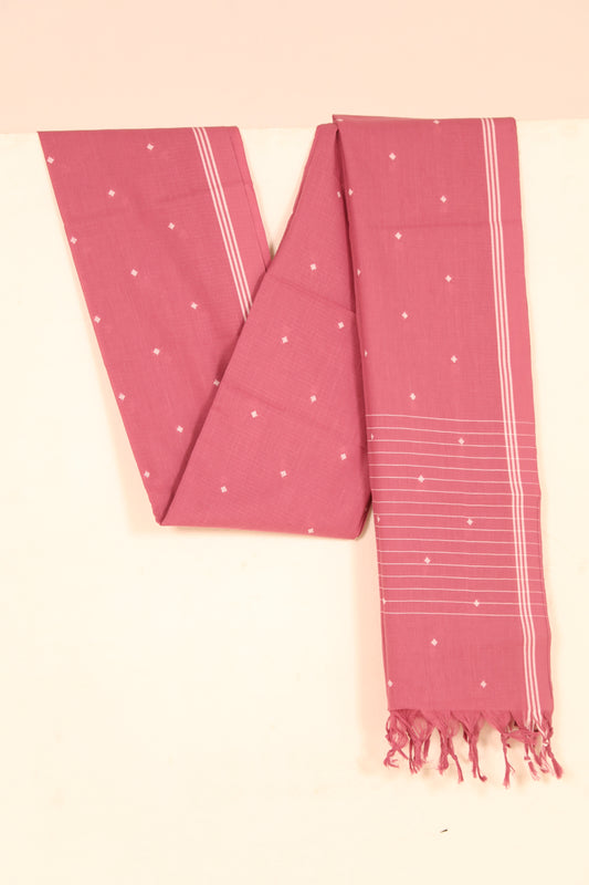 Blush Pink Cotton Dupatta