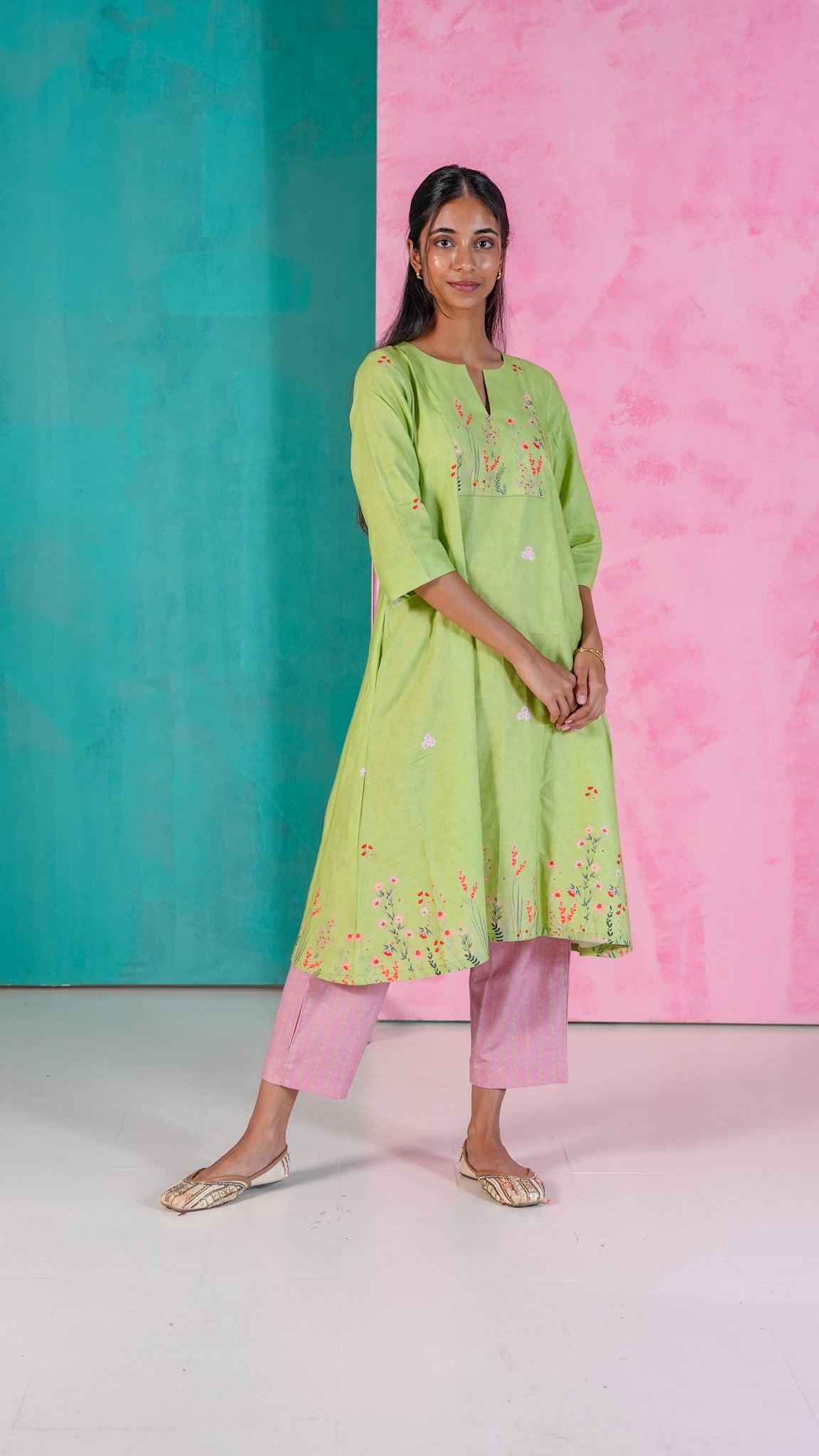 Parrot Kurta Set
