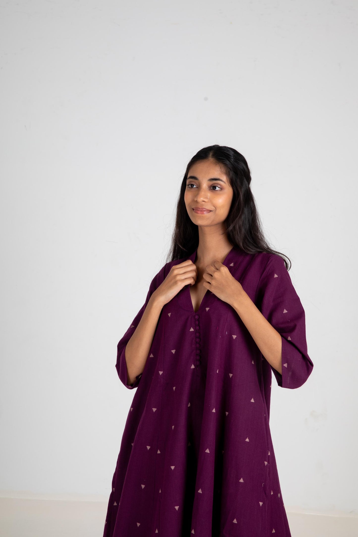 Queen of Plum Kurta Set