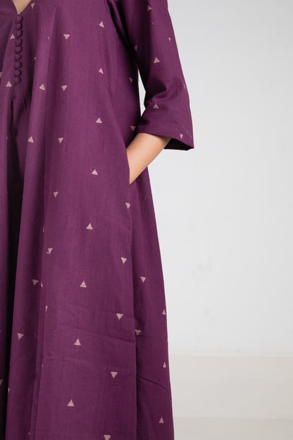 Queen of Plum Kurta Set