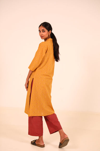 Misted Marigold Kurta Set
