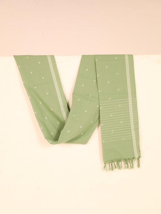 Soft Olive Cotton Dupatta