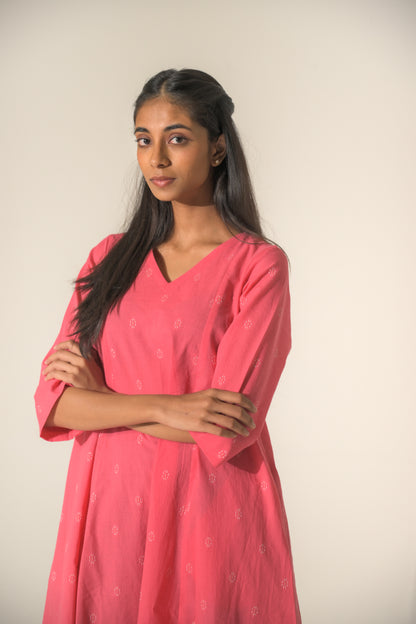 Flamingo Plume Kurta