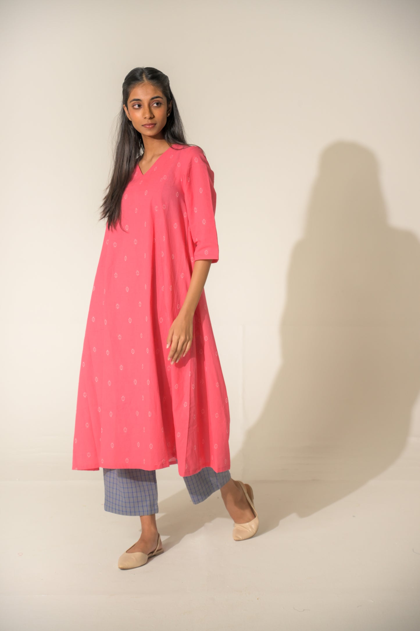 Flamingo Plume Kurta Set