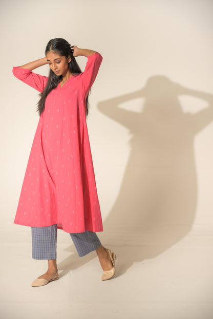 Flamingo Plume Kurta Set