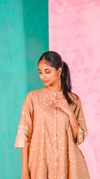 Terracotta Bloom Kurta Set