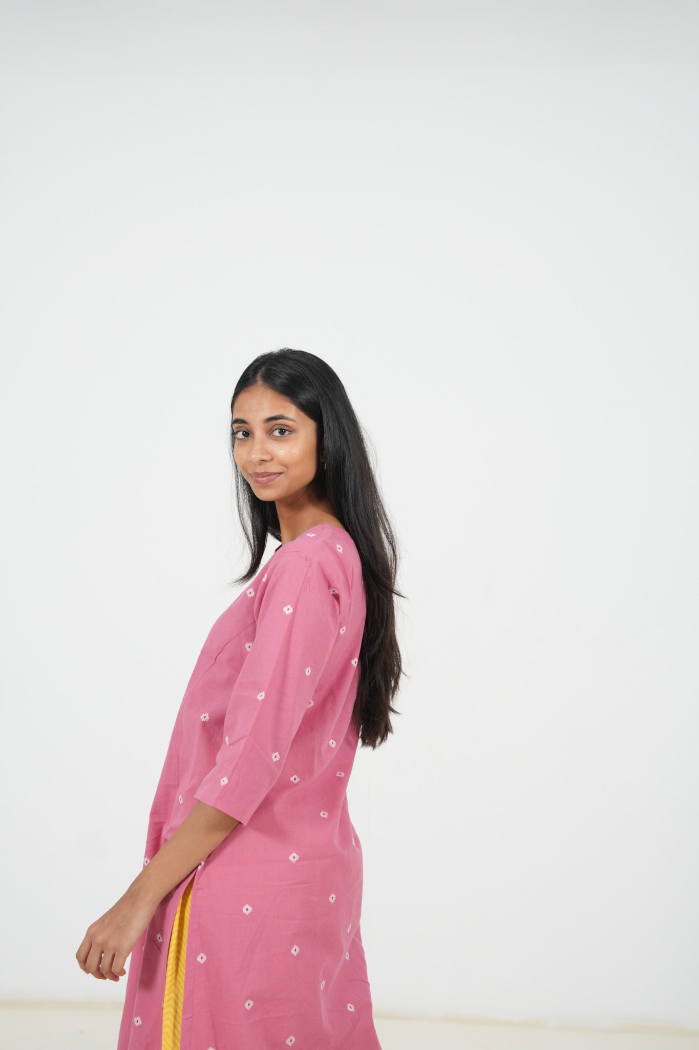 Coral Cloud Kurta Set