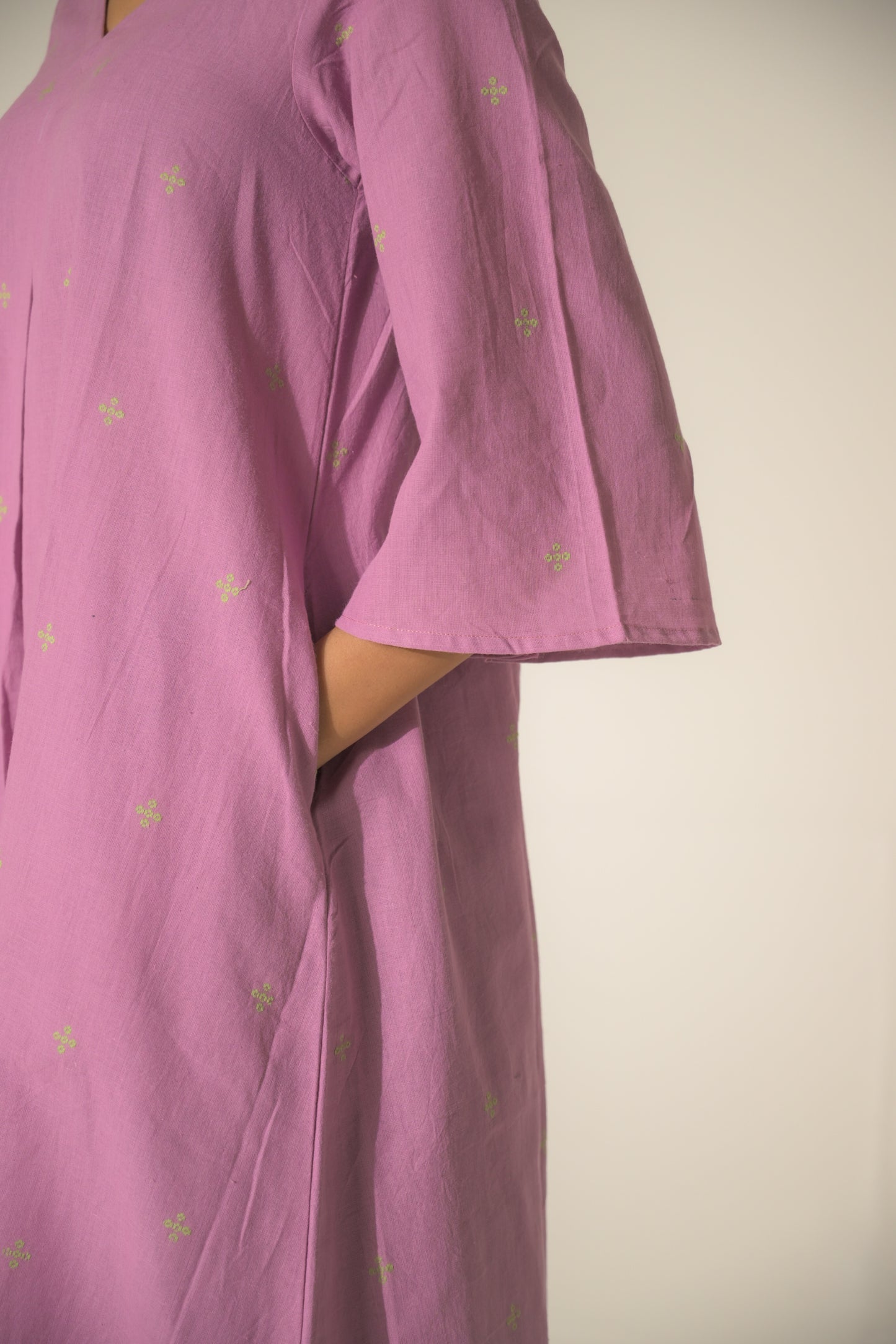 Pink Cosmos Kurta