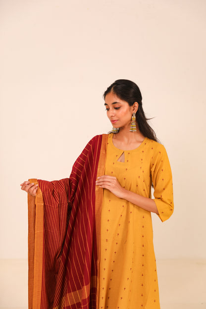 Golden Sunset Suit Set