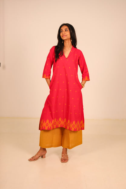 Pink Yarrow Kurta Set