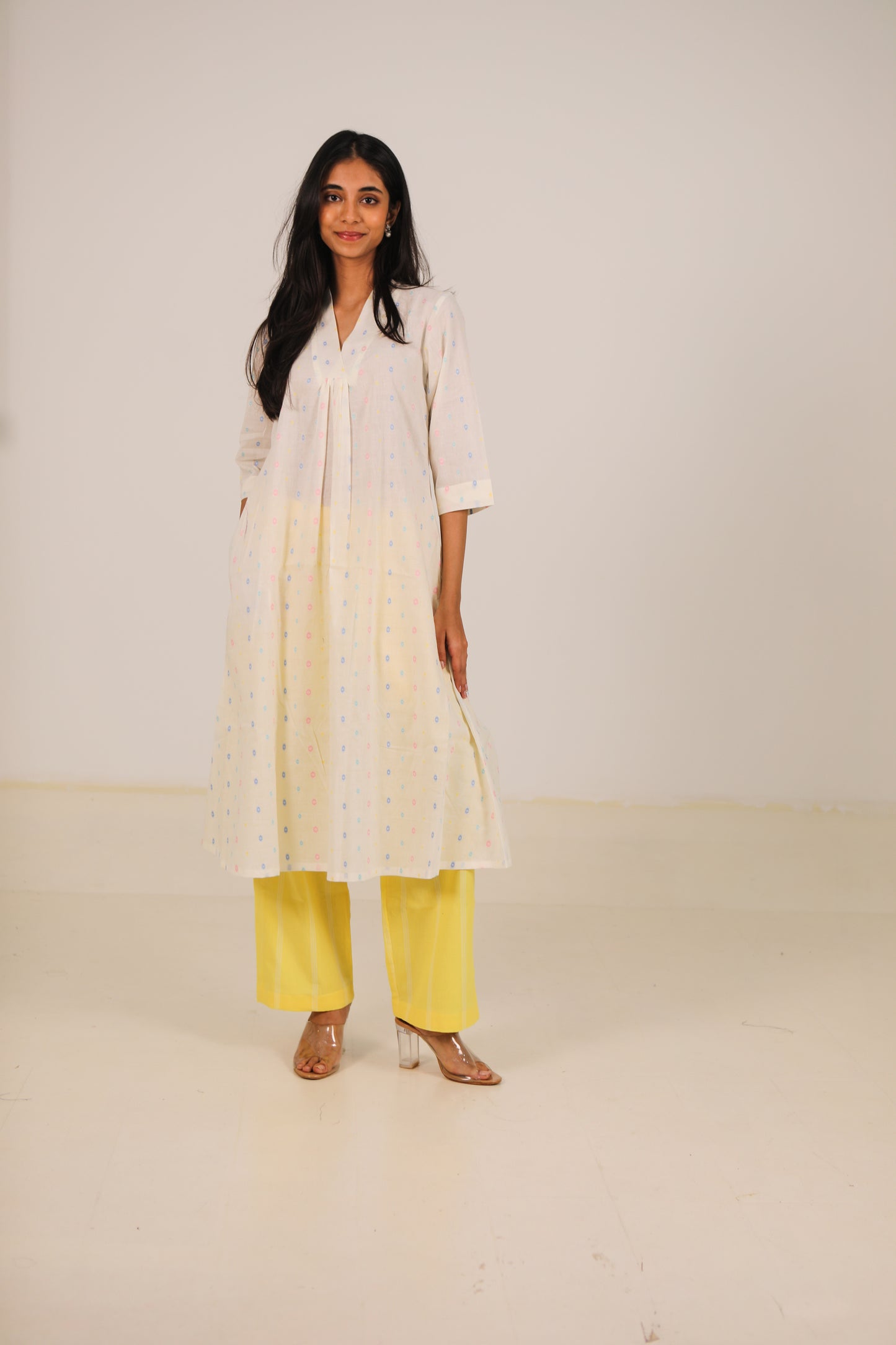 Parrot Tulip Kurta Set