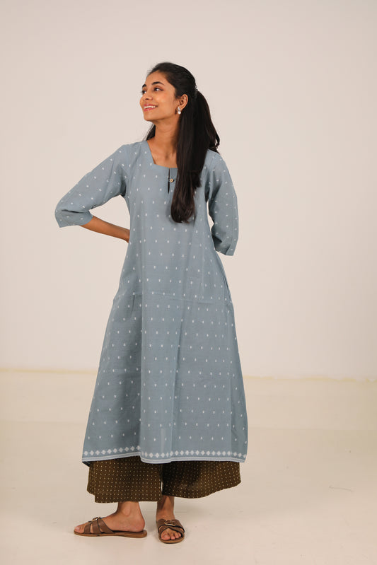 Olive branches Kurta Set