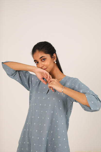 Olive branches Kurta Set