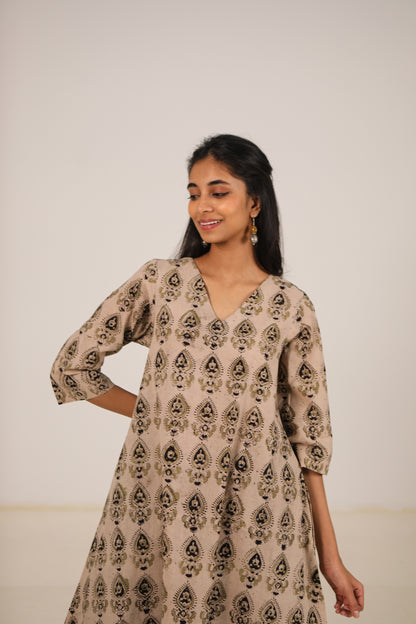Dusty Miller Kurta Set