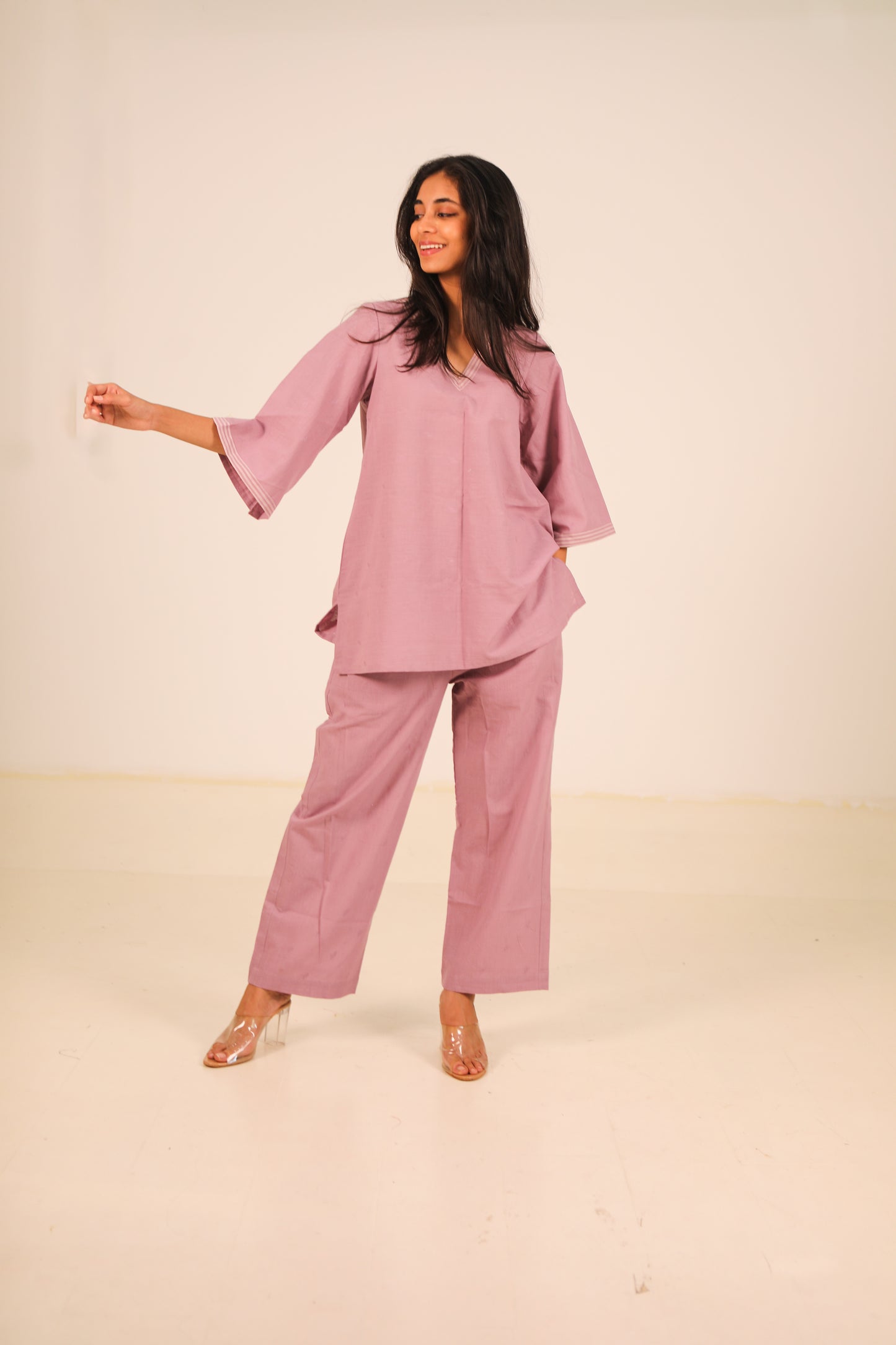 Lavender Roses Co-ord Set