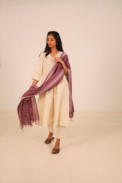 Lavender Orchids Suit Set