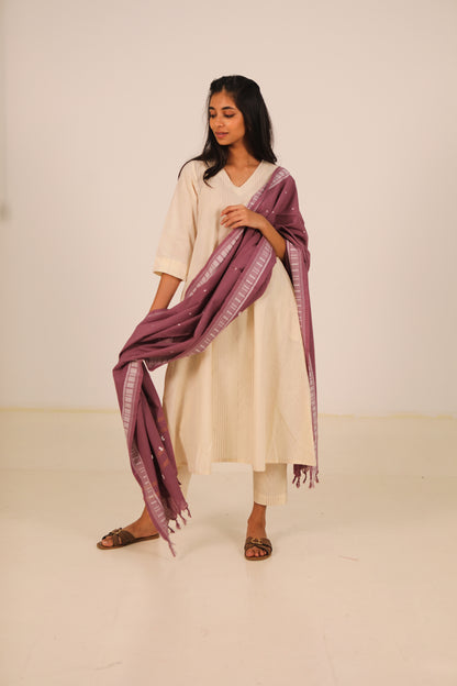 Lavender Orchids Suit Set