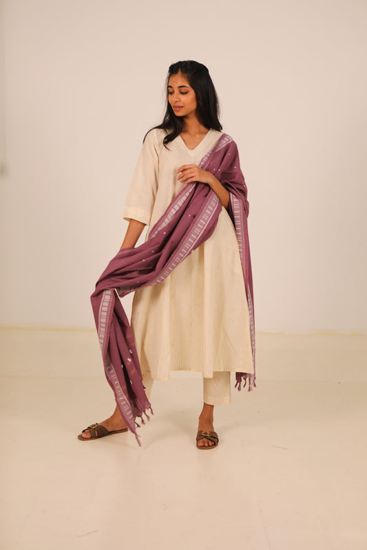 Lavender Orchids Suit Set