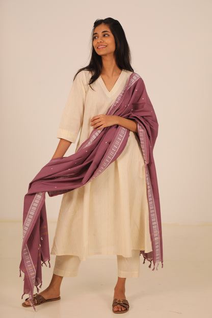 Lavender Orchids Suit Set