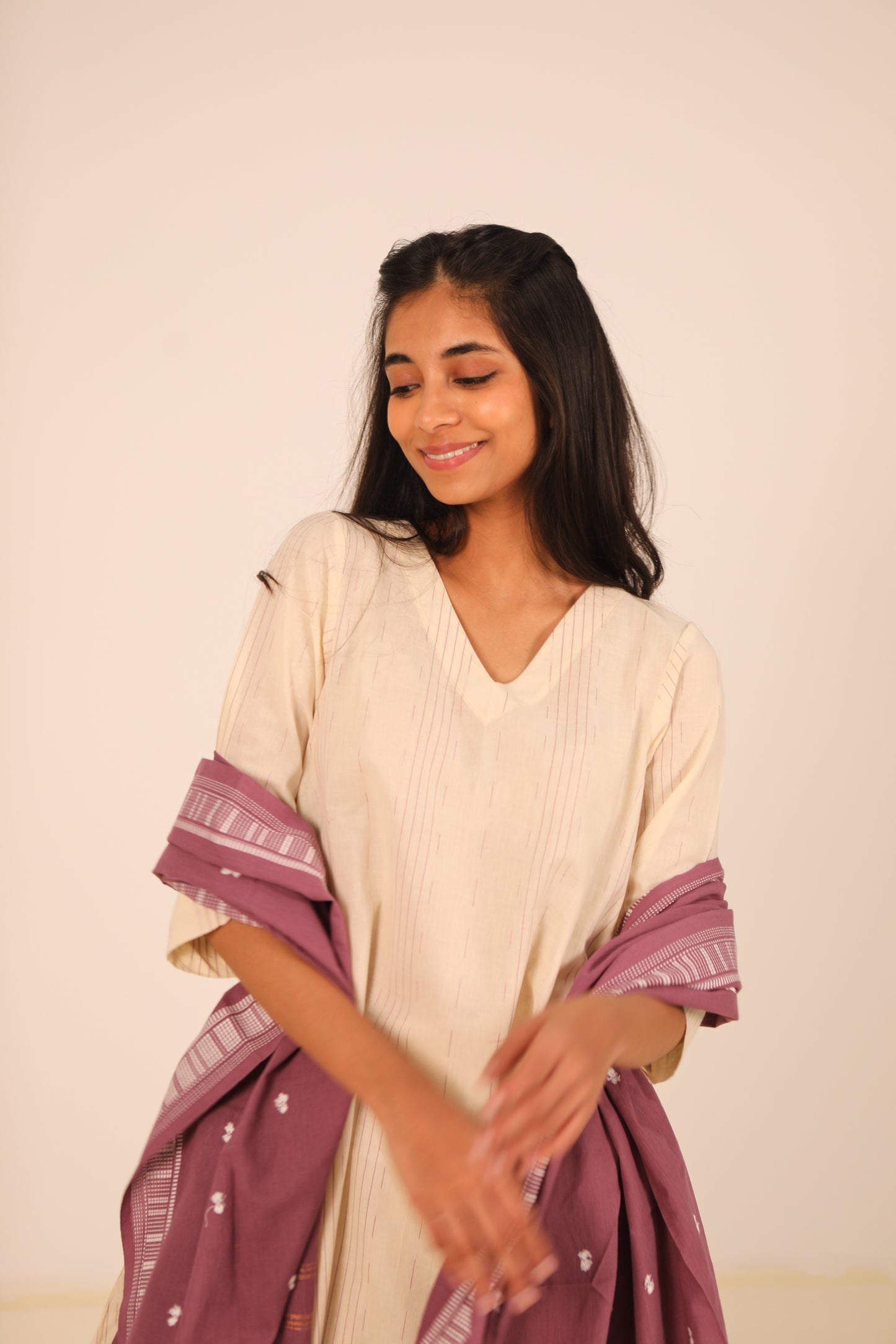 Lavender Orchids Suit Set