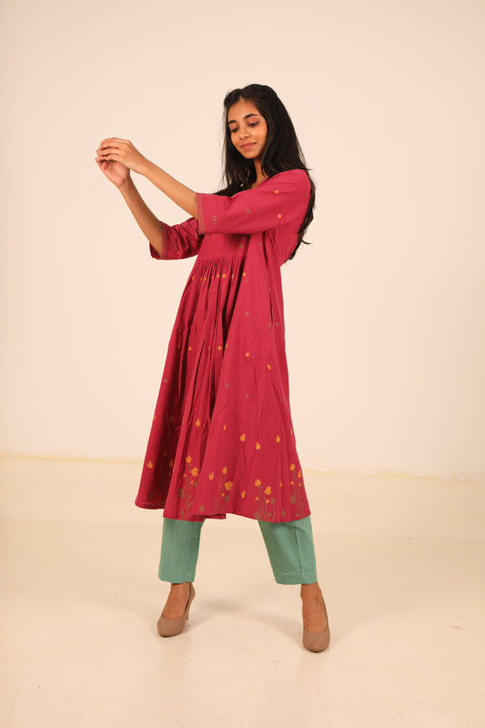 Bougainvillea Kurta Set