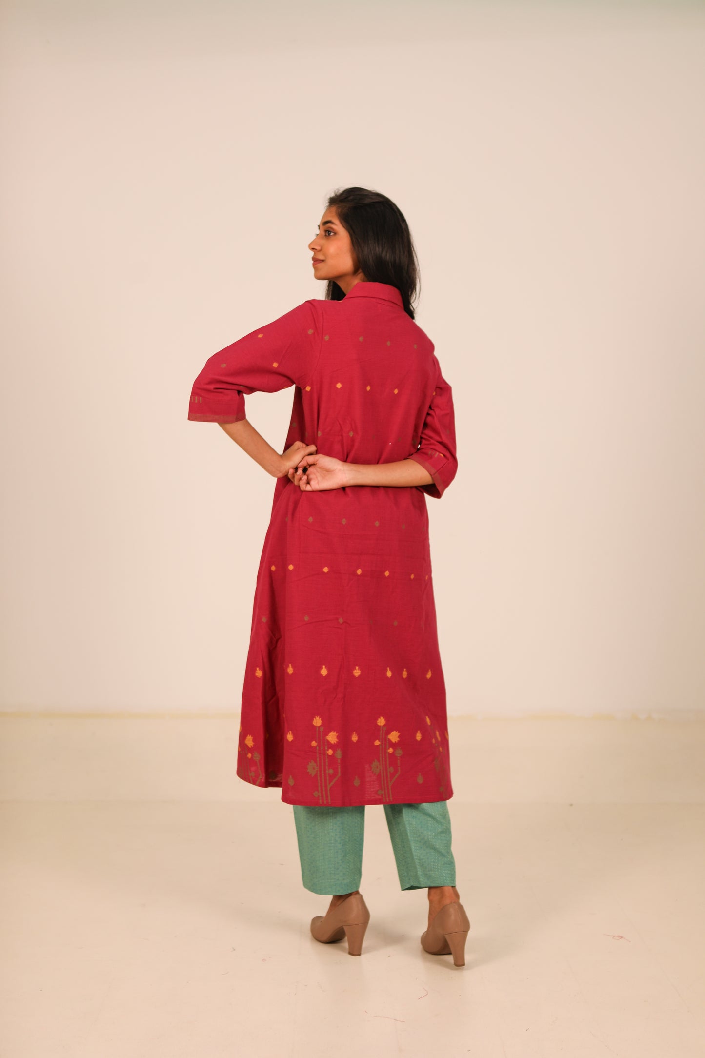 Bougainvillea Kurta Set