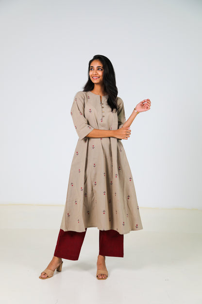 Bleached Sand Kurta Set